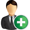 Business User Add - Free icon #191007
