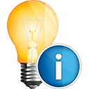 Light Bulb Info - Kostenloses icon #191127