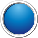 Blue Button - Kostenloses icon #195197