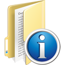 Folder Info - icon gratuit #195347 