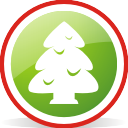 Christmas Tree Rounded - Free icon #197057