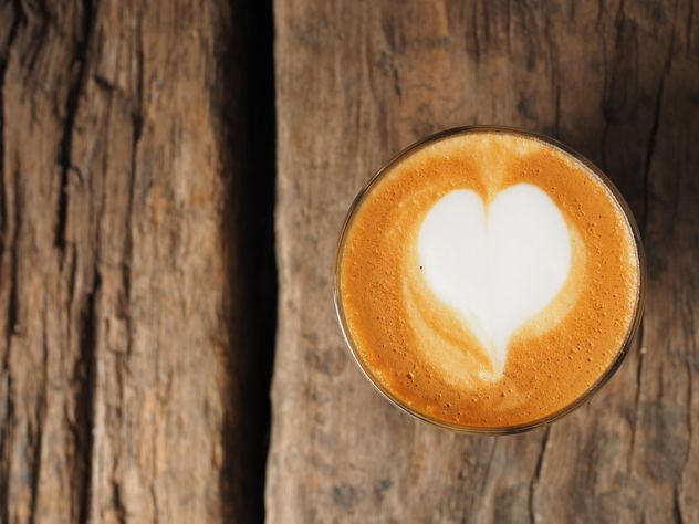 Coffee Latte art heart - image #197887 gratis