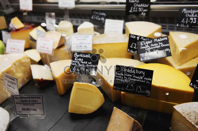 cheese on the counter in the store - image #198317 gratis