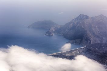 #turkey #tahtali #mountains #rocky #rock #fog #clouds #sky #nature #sea #coast #seascape #landscape #seaside #island - image #198637 gratis