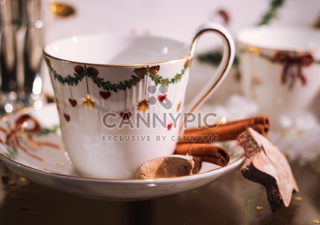 Christmas tea cup - бесплатный image #199047