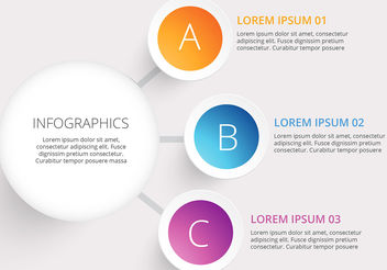 Modern vector circle infographic - Free vector #199967