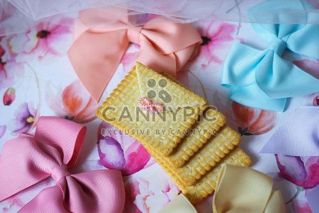 Cookies With A colorful Bows - image #201017 gratis