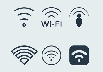 WiFi icons - Free vector #201167