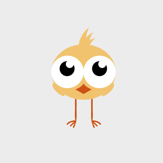 Cute Vector Chick - Free vector #201797