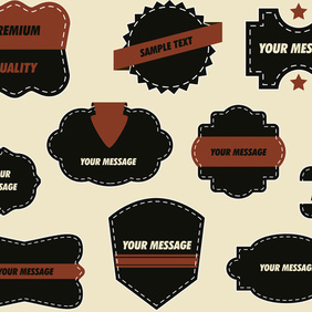 Vector Ornate Labels - Free vector #203137