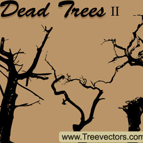 Free Dead Tree Silhouette Vector - Free vector #204737