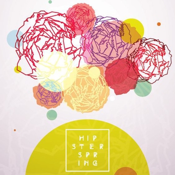 Hipster Spring - Free vector #205667
