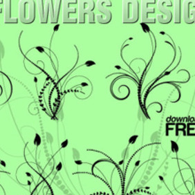 Vector Floral Design - Free vector #206277