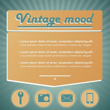 Vintage Mood - Free vector #206837
