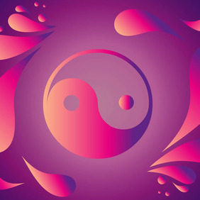 Yin Yang Symbol - vector gratuit #207187 