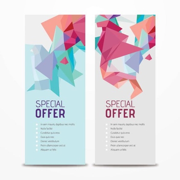 Promotional Banners - Free vector #207347