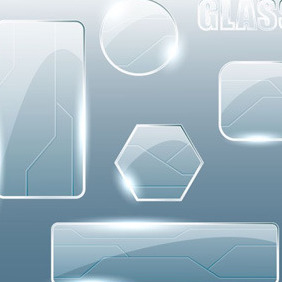 Glass Elements - vector #209247 gratis
