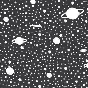 Planets And Stars - Kostenloses vector #210477