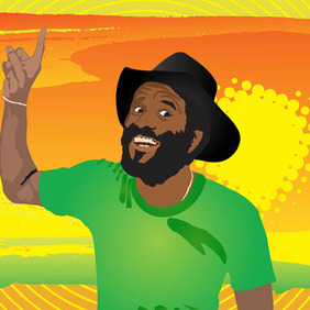 Reggae Man - бесплатный vector #210707