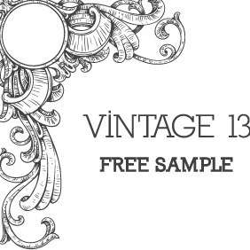 Vintage Floral Free Sample - бесплатный vector #212987