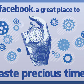 Facebook Time - бесплатный vector #213647