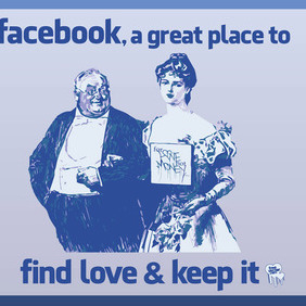 Facebook Love - vector gratuit #213687 