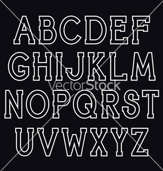 Free serif font vector - vector #213967 gratis