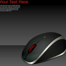 Black Computer Mouse - бесплатный vector #214037