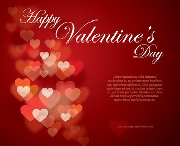 Valentines Flyer - Free vector #214507