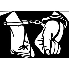 Handcuffed Hands Vector Image - vector #215977 gratis