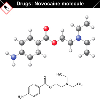 Free novocaine molecule vector - Free vector #216237