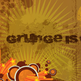 Grunge Brown Background - vector gratuit #216557 