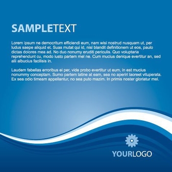 Blue Layout - Free vector #216827