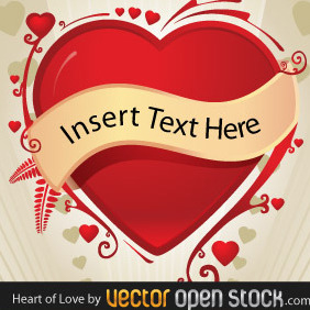Love Heart By Vectoropenstock - Free vector #218227