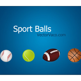 Vector Sport Balls - vector gratuit #219647 