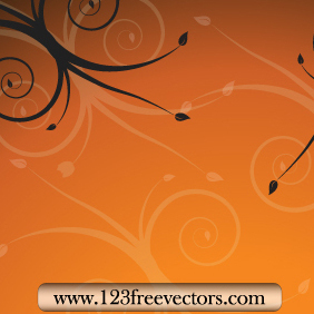 Floral Background Vector 2 - vector #220547 gratis