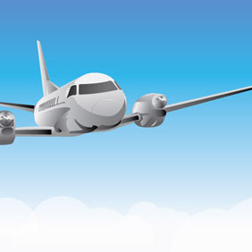 Flying Plane - Kostenloses vector #222067