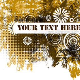 Grunge Text Banner - Kostenloses vector #222137