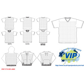 VIP T-Shirt & Hood Templates - vector #222647 gratis