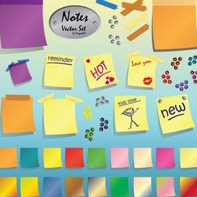 Notes - Free vector #223037
