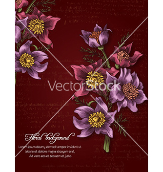 Free floral background vector - бесплатный vector #224277