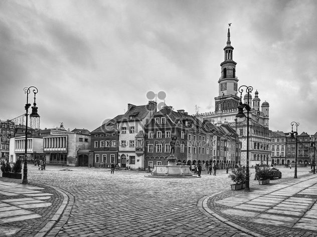 City of Poznan, Poland, black and white - image gratuit #271607 