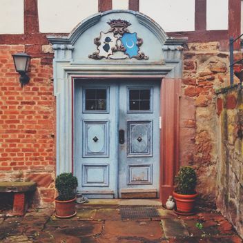 Doors of an old building, Marburg, Germany - image gratuit #271667 