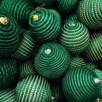 Green Christmas balls - image #271747 gratis