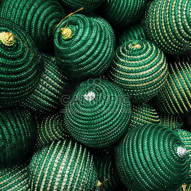 Green Christmas balls - image gratuit #271747 