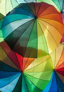 Rainbow umbrellas - image #273127 gratis