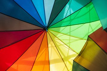 Rainbow umbrellas - image #273137 gratis
