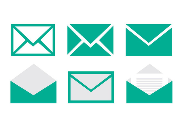 Set of email vector icons - Kostenloses vector #274077