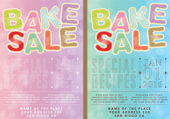 Bake Sale Cards - vector #274357 gratis