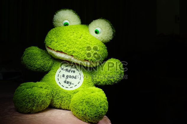Green toy frog - image gratuit #274787 